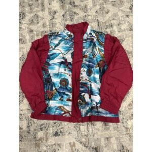 Vintage Lavon windbreaker jacket. 80s-90s. Size xl Staining Inside
